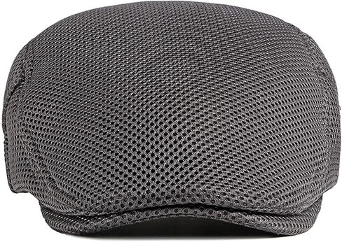 قبعة مسطحة شبكية للرجال من KADBLE تسمح بمرور الهواء للصيف قبعة موزع الصحف قبعة بيريه كابي اللبلاب قبعة موزع الصحف للقيادة والصيد in Kuwait