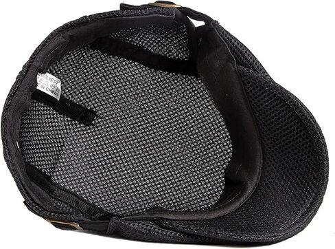 قبعة مسطحة شبكية للرجال من KADBLE تسمح بمرور الهواء للصيف قبعة موزع الصحف قبعة بيريه كابي اللبلاب قبعة موزع الصحف للقيادة والصيد in Kuwait