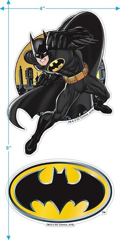 Popfunk Classic Batman Classic Logo Pull-Over Hoodie Sweatshirt & Stickers in Saudi Arabia