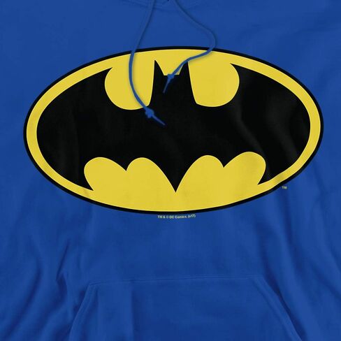 Popfunk Classic Batman Classic Logo Pull-Over Hoodie Sweatshirt & Stickers in Saudi Arabia