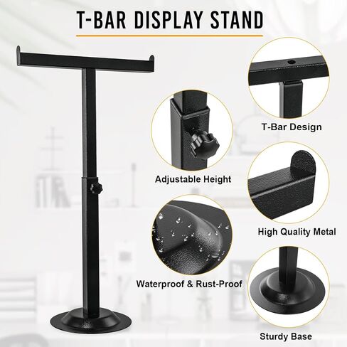 Fumingpal Handbag Display Stand, T-Bar Display Stand with Adjustable Height, Purse Display Stand, Countertop Display Stand for Jewelry/Scarf/Handbag in Kuwait