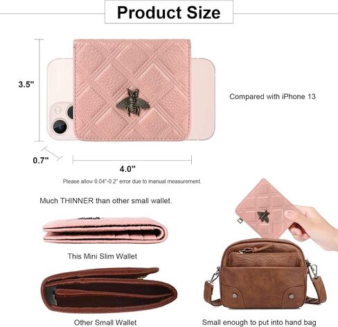 Repterbo Womens Wallet RFID Blocking Small Compact Bifold Genuine Leather Pocket Wallet Mini Wallets for Women Ladies Purse in Saudi Arabia
