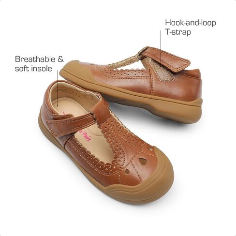 DREAM PAIRS Toddler Little Girls Mary Jane School Uniform Dress Shoes T-Strap Ballet Flats in Saudi Arabia