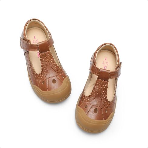DREAM PAIRS Toddler Little Girls Mary Jane School Uniform Dress Shoes T-Strap Ballet Flats in Saudi Arabia