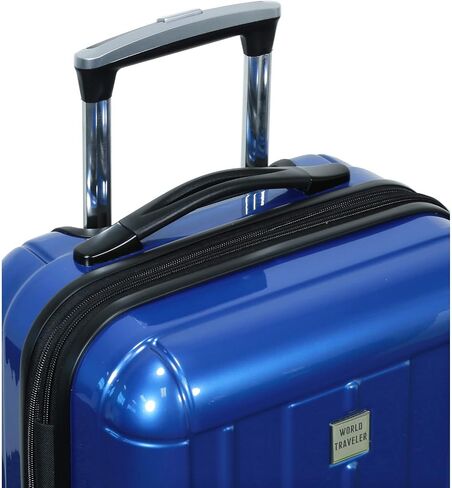 World Traveler Contour 3-Piece Hardside Spinner Luggage Set with TSA Lock, Apple Green, One Size in Saudi Arabia