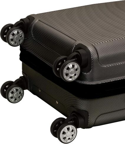 Rockland Skyline Hardside Spinner Wheel Luggage, Blue, 3-Piece Set (20/24/28) in Saudi Arabia