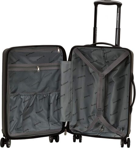 Rockland Skyline Hardside Spinner Wheel Luggage, Blue, 3-Piece Set (20/24/28) in Saudi Arabia