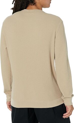 Quiksilver mens Quiksilver Men's Flanders Waffle Crew Neck Pullover Sweatshirt Sweater in Saudi Arabia