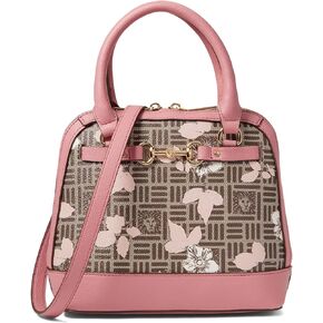 Anne Klein Mini Convertible Top Handle with Floral Overlay in Kuwait