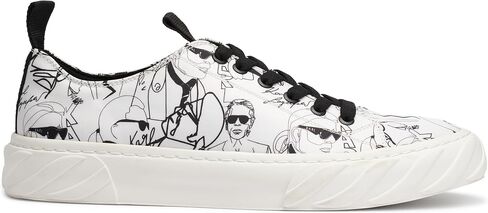 Karl Lagerfeld Paris Men's Logo Rubber Sole Low Top Sneaker in Saudi Arabia