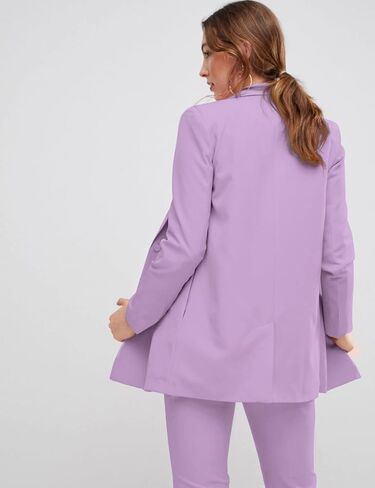 سترات EXTRO&VERT Boyfriend Blazer للسيدات بجيوب جانبية بزر واحد وسترة مناسبة للعمل غير الرسمي in Kuwait