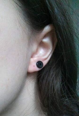 IPINK-9 أزواج من سدادات الأذن من الأكريليك بالأشعة فوق البنفسجية مزدوجة متوهجة سدادات الأذن المتوسعة ومقاييس الأذن للثقب 12G-1'' in Kuwait