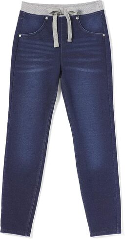 HUE Girls' Sweatshirt Denim Leggings in Saudi Arabia