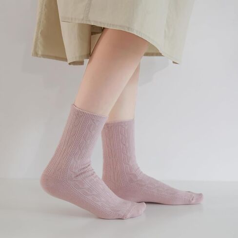 albagu Womens Ruffle Socks Casual Soft Cotton Crew Socks for Women Girls Cute Frilly Ankle Socks 5/6 Pack in Kuwait