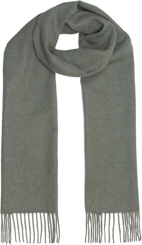 EVSEG 100% Mongolian Cashmere Winter Scarf | Imported Cashmere | Men and Women | 25x170cm in Saudi Arabia