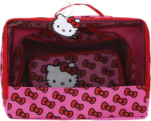 Bioworld Hello Kitty Packing Cube & Hang Tag Set - Cute and Organized Travel! in Saudi Arabia