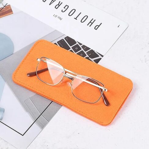 Pack of 7 Soft Glasses Case, Felt Slip In Eyeglasses Case Slim Sunglasses Pouch for Women Men in Saudi Arabia