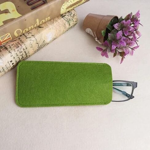 Pack of 7 Soft Glasses Case, Felt Slip In Eyeglasses Case Slim Sunglasses Pouch for Women Men in Saudi Arabia
