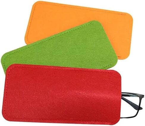 Pack of 7 Soft Glasses Case, Felt Slip In Eyeglasses Case Slim Sunglasses Pouch for Women Men in Saudi Arabia