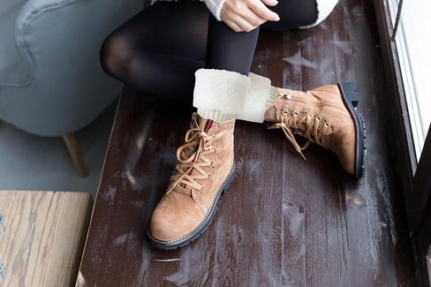 Benefeet Sox Womens Faux Fur Boot Cuffs Girls Cable Knit Ankle Warmers Socks Winter Warm Short Boot Toppers Socks Leg Warmers in Saudi Arabia
