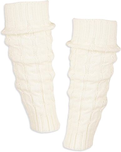 KALIONE 80s Leg Warmers Women's Cable Knit Long Leg Warmers Ankle Heap Socks Ballet Dance Boot Socks for Women Girls in Saudi Arabia