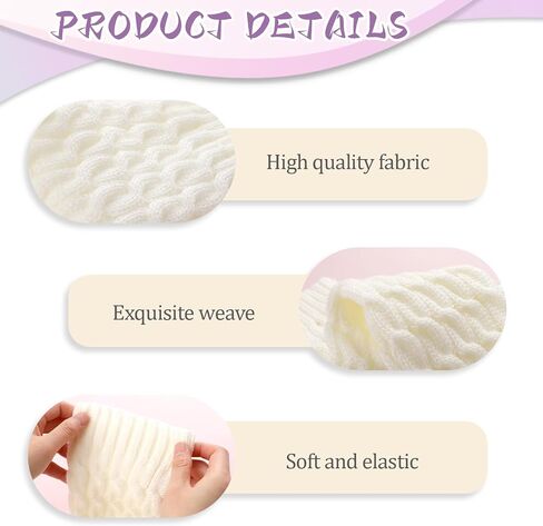 KALIONE 80s Leg Warmers Women's Cable Knit Long Leg Warmers Ankle Heap Socks Ballet Dance Boot Socks for Women Girls in Saudi Arabia