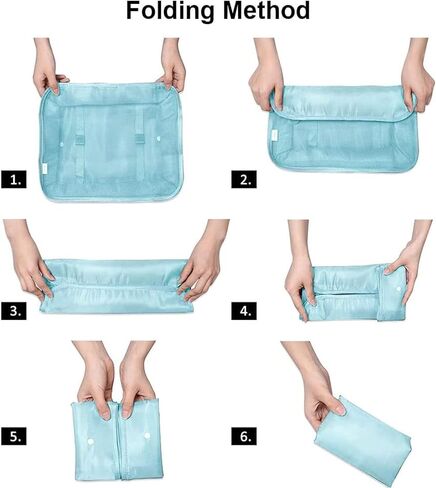 VICSDEP 9 Set Packing Cubes, Luggage Packing Organizers Travel Accessories with Cell Phone Pouch Waterproof for Suitcases, Pink in Saudi Arabia