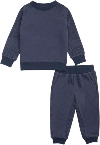 مجموعة Sweatrshirt طباعة باندانا رائعة للأولاد، Peacoat، 2tSweatshirt مجموعة in Saudi Arabia