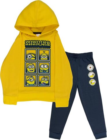مجموعة ملابس رياضية للأولاد من Universal Studios Despicable Me Minions Fleece Sweatshirt & Joggers in Kuwait