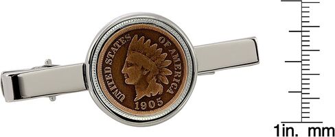 مشبك ربطة عنق فضي اللون من Indian Penny in Saudi Arabia