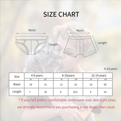 Trendy Boy Boys Christmas Cotton Boxer Briefs Underwear 2-12 Years 4-Pack Red colour in Saudi Arabia