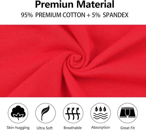 Trendy Boy Boys Christmas Cotton Boxer Briefs Underwear 2-12 Years 4-Pack Red colour in Saudi Arabia