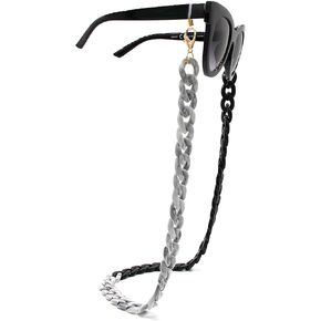 حامل سلسلة قناع الحليب + قناع جرأة وسلسلة شمسية كبيرة الحجم من الرخام الأسود حامل سلسلة ربط بدرجتين من اللون in Kuwait