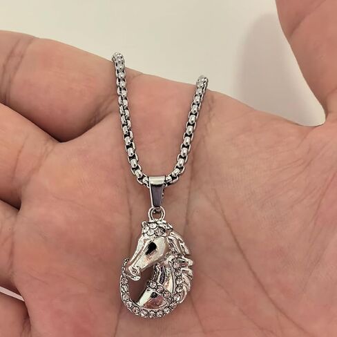 BULKITEM كين الحصان قلادة وكين عقال، كين فيلم زي، البرق عقال هدية للرجال تأثيري حزب فاني حزمة in Kuwait