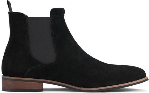 حذاء تشيلسي كاجوال بطول الكاحل من الشمواه للرجال من رولدا، حذاء رسمي مرن سهل الارتداء للرجال in Kuwait