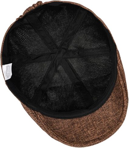 Leucos Ticte Men Women Casual Beret Ivy Flat Forward Cap Cabbie Newsboy Hat Style Gatsby Breathable Boina Mesh Caps in Saudi Arabia