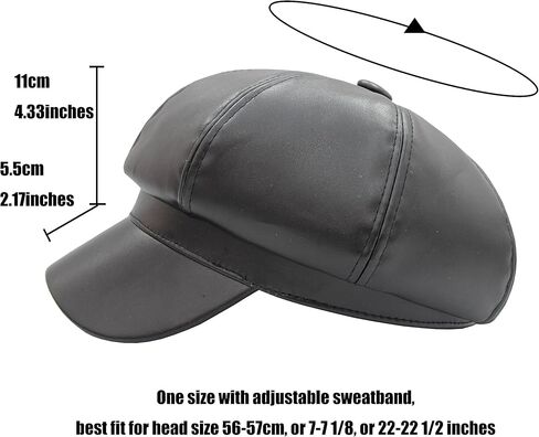 Black PU Hat Rain Hat in Kuwait