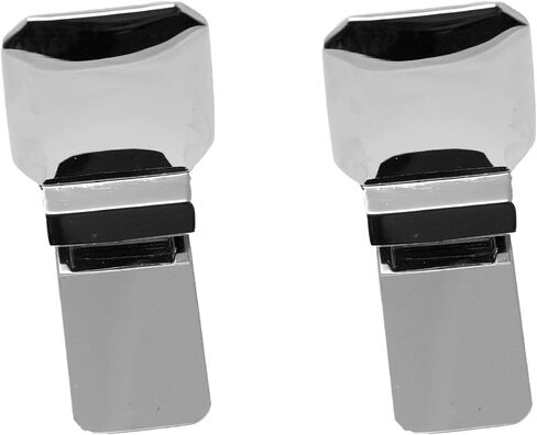 Stephanie Imports Set of 2 Chrome-Plated Hinged Stainless Steel Money Clips (Engravable) in Saudi Arabia