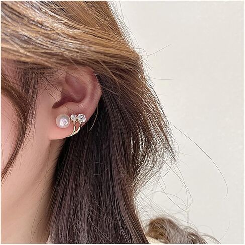 2 Pairs Lymphvity Germanium Earrings CZ Zircon Acupressure Lymphatic Drainage Earrings Halolux Lymphatic Germanium Earrings Lymphatic Earrings for Women Jewelry Gift in Saudi Arabia