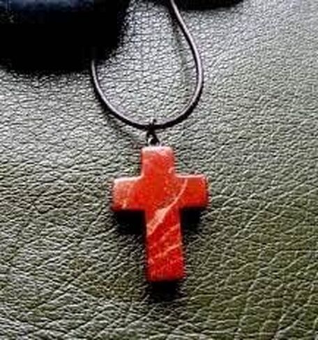 DHYANARSH Jasper Stone Cross in Kuwait