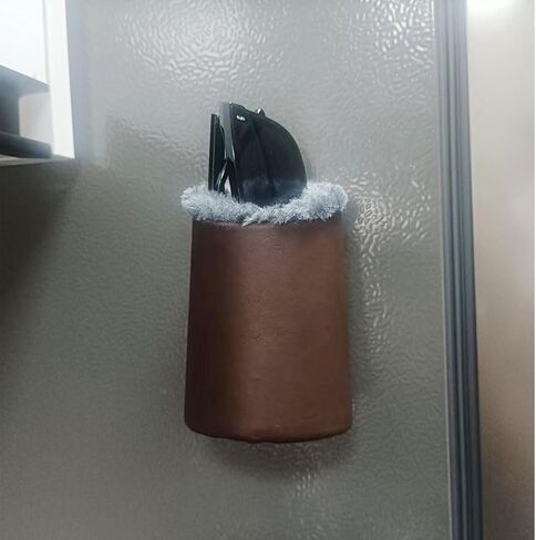 حافظة إطار نظارات مغناطيسية من QIAOTLB، إطار نظارات مبطن بالقطيفة، إطار نظارات ثلاثي الأبعاد، مناسب للمكتب بجانب السرير والثلاجة وما إلى ذلك. in Kuwait