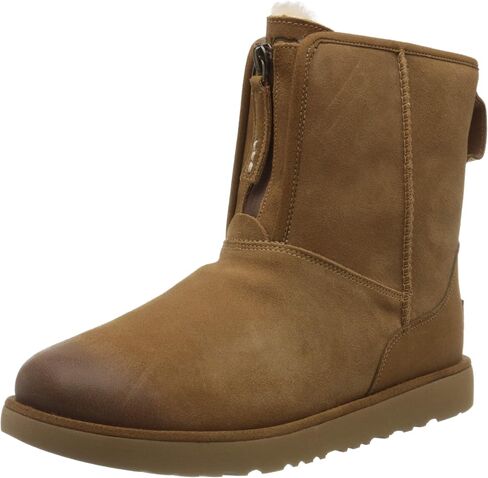 UGG Classic Short Zip WP Men | Chestnut (1106438) (9, Chestnut) in Saudi Arabia