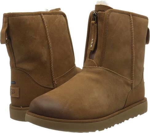 UGG Classic Short Zip WP Men | Chestnut (1106438) (9, Chestnut) in Saudi Arabia