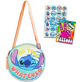 Lilo and Stitch Crossbody Purse for Girls - Bundle with Stitch Crossbody Bag for Kids Plus Stitch Stickers, More | Stitch Bags for Kids, Girls, Stitch Crossbody Bag, Stitch Purse for Girls in Kuwait