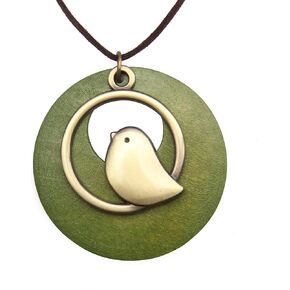 joymiao Leather Necklace for Women Boho Choker Necklace Long Cord Leather Pendant Bohemian Neckalce Vintage Alloy Pendant Leather Rope Necklace Wooden Necklaces for Women in Kuwait