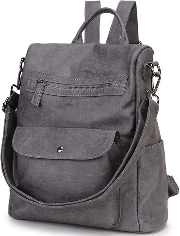 Backpack Purse for Women,Fashion Anti-Theft PU Leather Travel Shoulder Bag for Ladies Large Satchel VONXURY in Saudi Arabia