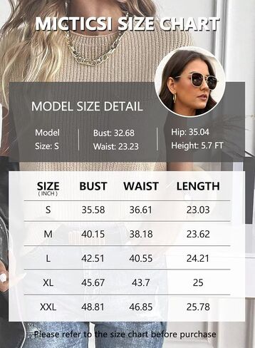 Micticsi المرأة Crewneck سترة سترة عادية كم كاب متماسكة البلوز تانك القمم 2024 in Kuwait