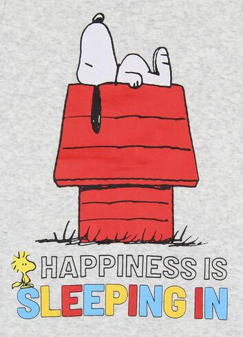 INTIMO Peanuts Girls' Snoopy Happiness Is Sleeping In Pajama Set Tank Top Shorts in Saudi Arabia