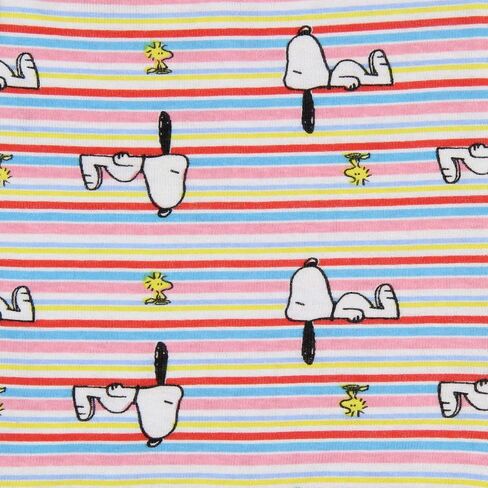 INTIMO Peanuts Girls' Snoopy Happiness Is Sleeping In Pajama Set Tank Top Shorts in Saudi Arabia