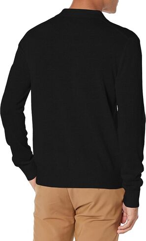 Vince Men's Merino Johnny Collar Polo in Saudi Arabia